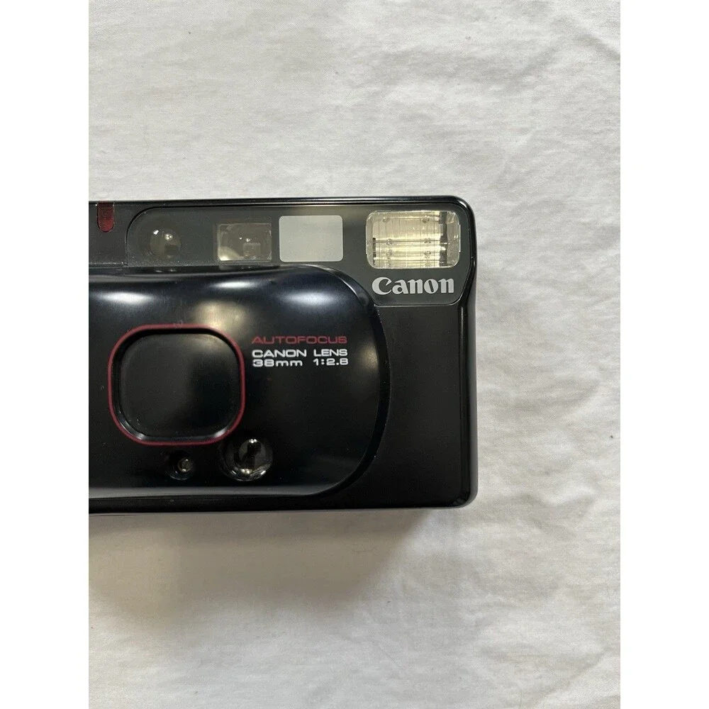 Canon Sure Shot Supreme Autoboy 3 35mm Film Camera 38mm f/2.8 Lens - TESTED